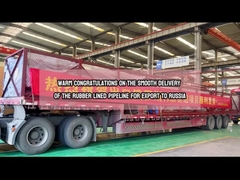 Противокоррозионные трубы с резиновой обшивкой, трубопровод для отработки слизистых отходов Dn25-Dn2000