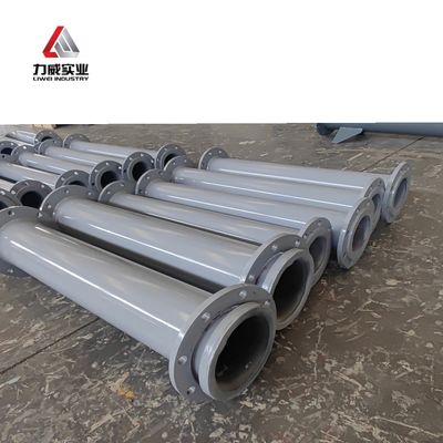 Хорошая гибкость трубопровода с покрытием из резины с передовой технологией стальных труб