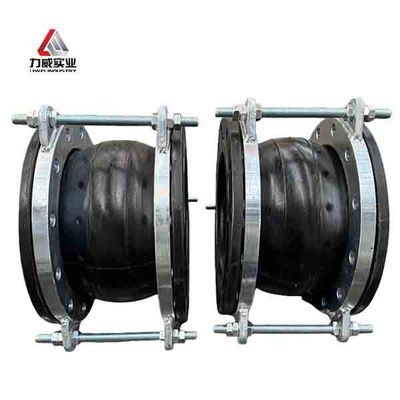 Индивидуальный чертеж Одиночный сферический гибкий резиновый компенсатор PN6 PN40, предназначенный для герметизации и гибкого соединения в трубопроводных системах