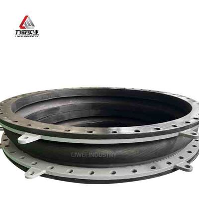 Сопротивление давлению от 6 до 40 баров Однослойный гибкий резиновый соединение, предназначенный для легкой установки и гибких соединений трубопроводов