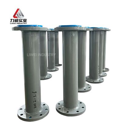 Shock Absorbing Vibration Dampening Rubber Lined Pipe Easy Install Mining Slurry Transport