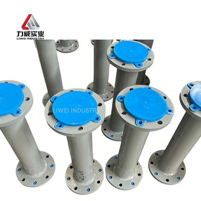 ASTM Стандартный фланец Резиновая футеровка Труба DN25-DN2000 Совместимость с ANSI Коррозионностойкая промышленная