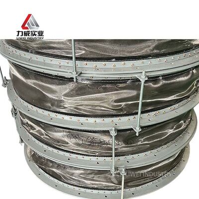 Round Insulated Multi Layer Composite Non Metal Fabric Compensator Air Duct Expansion Joint